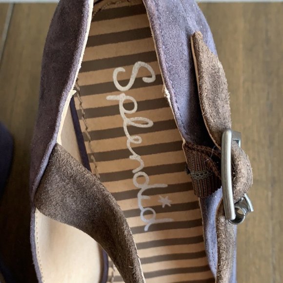 Splendid Wedge Buckle Espadrille Heel Shoes - 7.5 - Picture 6 of 6